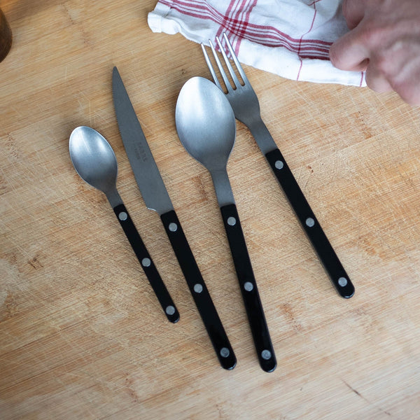 Bistro Flatware Set — Vintage/Black