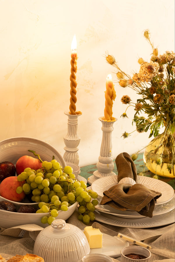 Radi Fluted One Tier Candleholder - alternate view