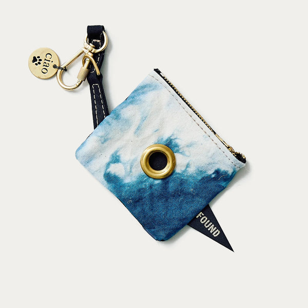 Found My Animal Vita Blue Splatter Pouch