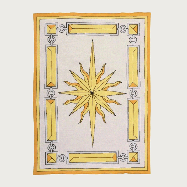 Sunburst Cashmere Blanket