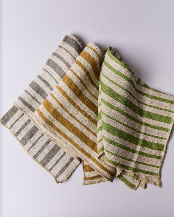Arcolaio Striped Hemp Tea Towel