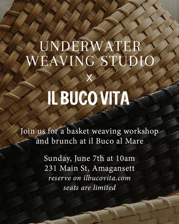 Basket Weaving Workshop with Underwater Weaving Studio, Sunday June 7, Amagansett