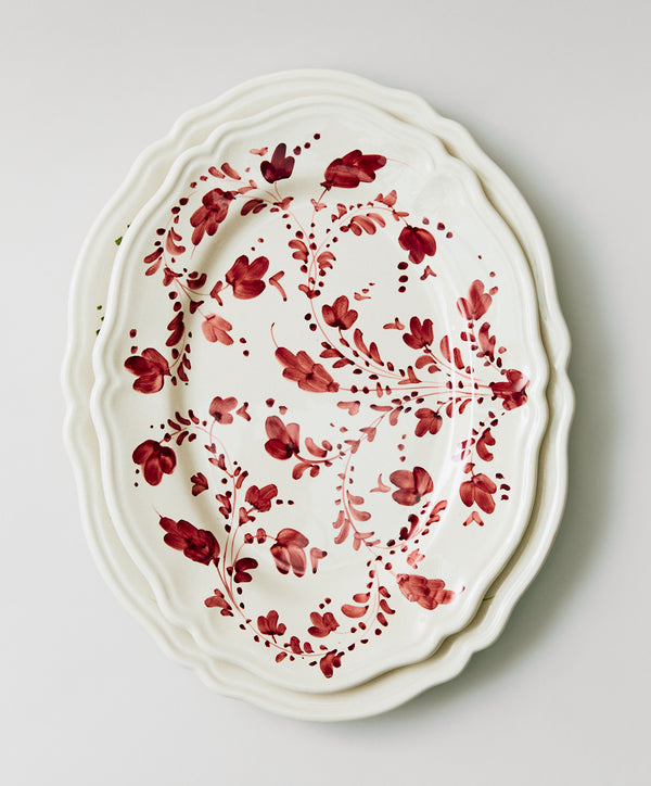 Flora Large Oval Platter - alternate view