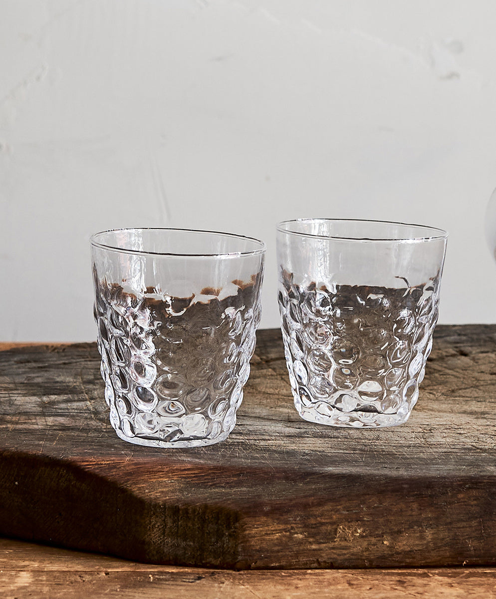 Pienza Honeycomb Patterned Tumbler Set of 2