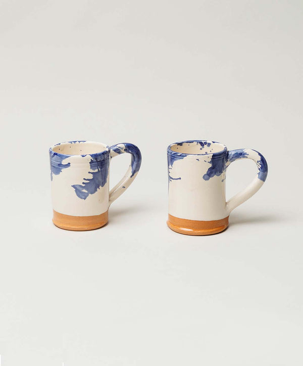 Blue Splatterware Mug - alternate view