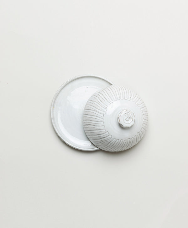 Radi Fluted Butter Dish - alternate view