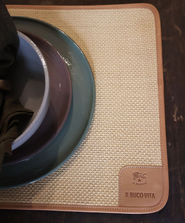 Il Bisonte Leather Placemat - alternate view