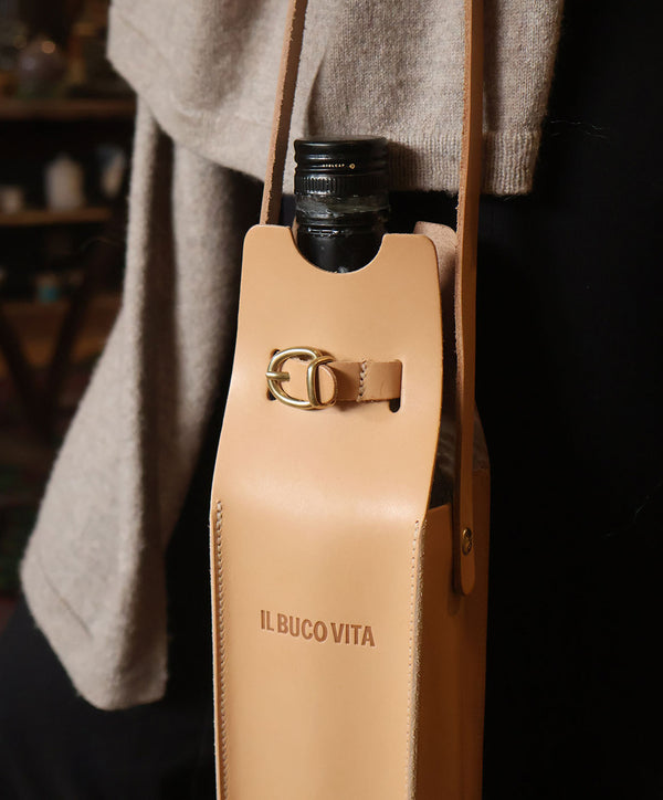 Il Bisonte Leather Wine Tote - alternate view