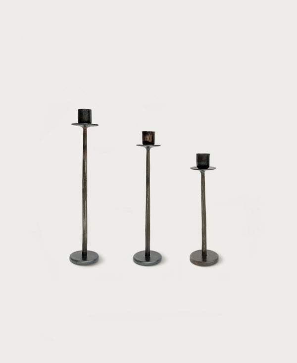 Urbino Iron Tapered Candleholders - alternate view