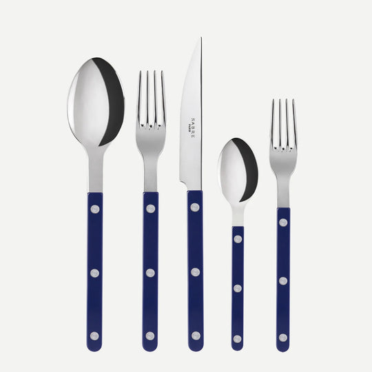 Bistro Flatware Set — Vintage/Navy