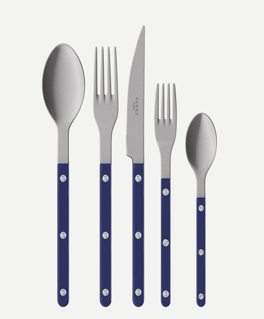 Bistro Flatware Set, Navy