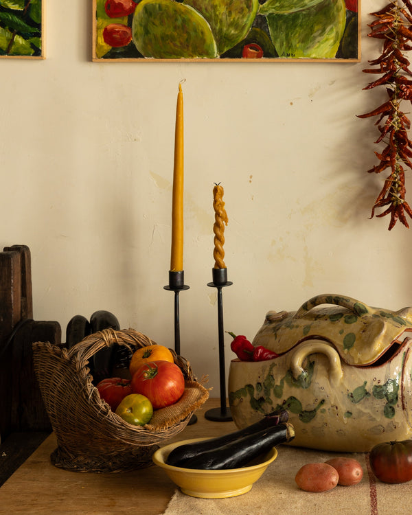 Collepino Tapered Beeswax Candles - alternate view