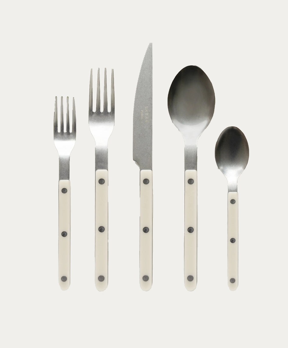 Sabre Bistro Flatware Set — Vintage/Ivory