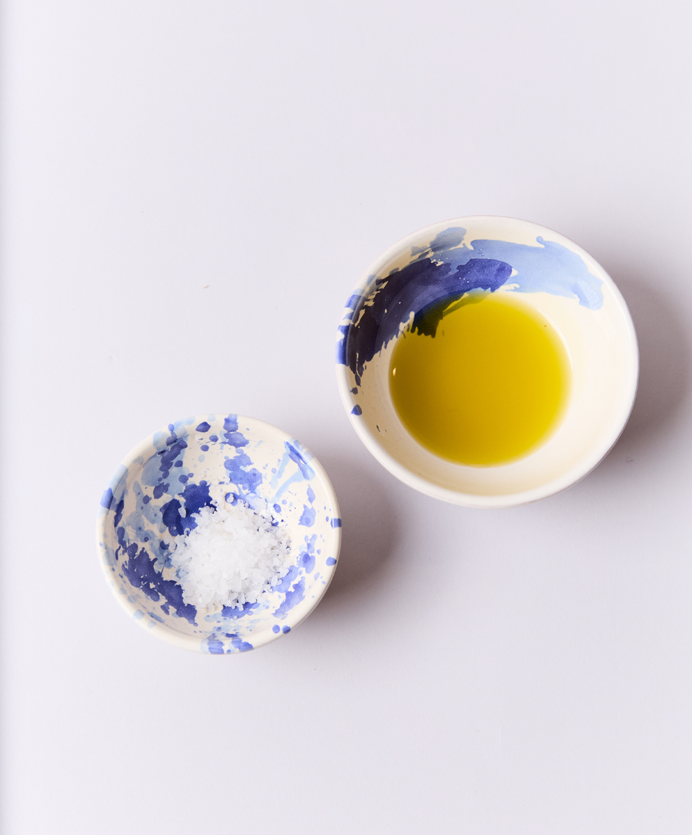 Oil & Salt Dish - Il Buco Vita / color~Blue Splatter