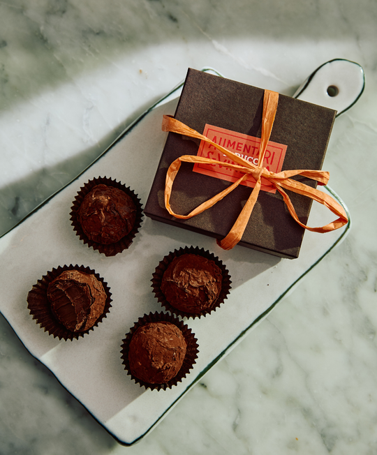 Homemade Olive Oil Chocolate Truffles