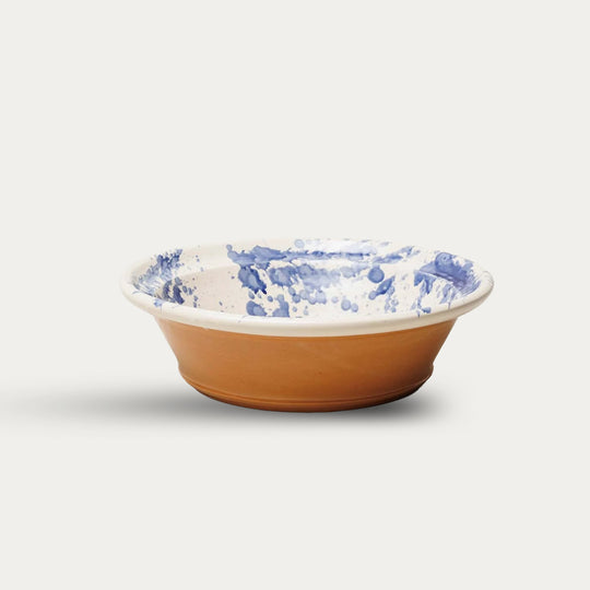 Extra Large Blue Splatterware Serving Dish