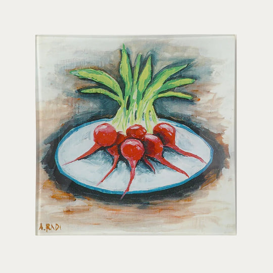 Rapanelli Sul Piatto (Radishes on Plate) Vide Poche