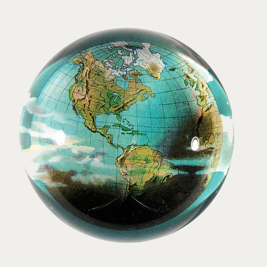World (Globe) Dome Paperweight