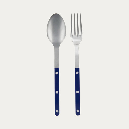 Sabre Bistro Serving Utensil Set, Vintage Navy