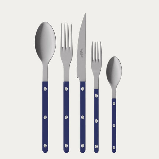 Sabre Bistro Flatware Set — Vintage/Navy
