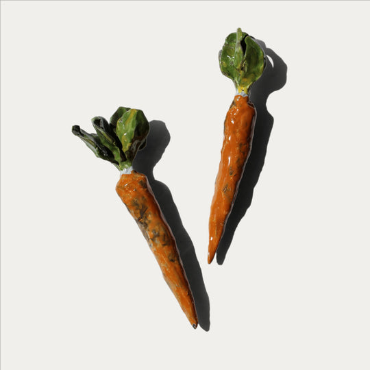 Large Ceramic Carrot