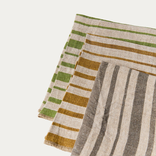 Arcolaio Striped Hemp Napkin