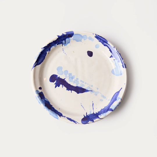 Montegranaro Blue & White Splatterware Side Plate