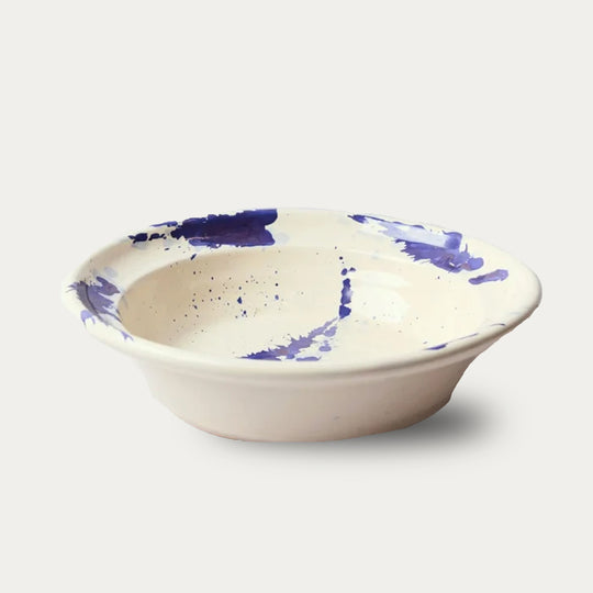 Montegranaro Extra Large Blue & White Splatterware Serving Dish