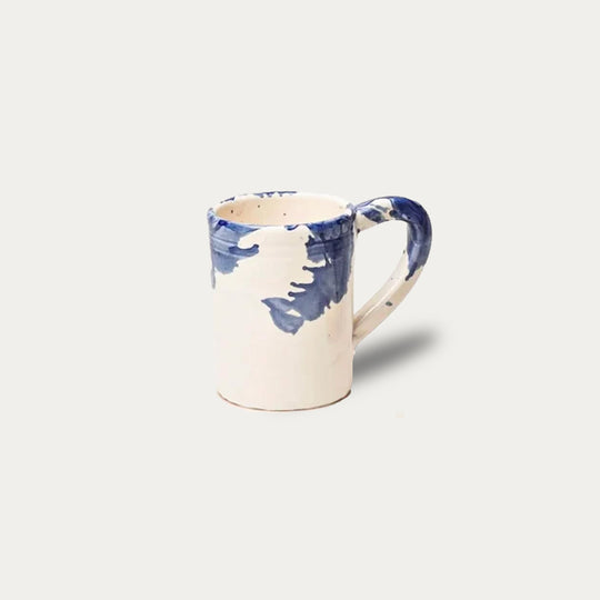 Montegranaro Blue & White Splatterware Mug