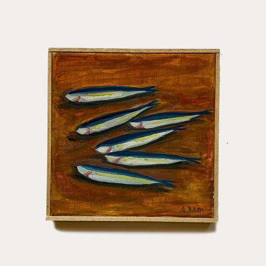 sei sardine (six sardines)