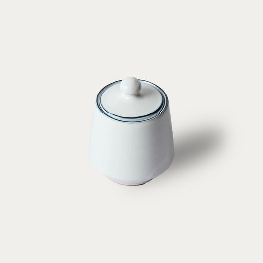 Bevagna Sugar Canister with Black Rim