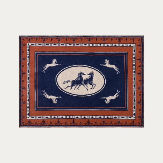 Immortal Horses Cashmere Blanket