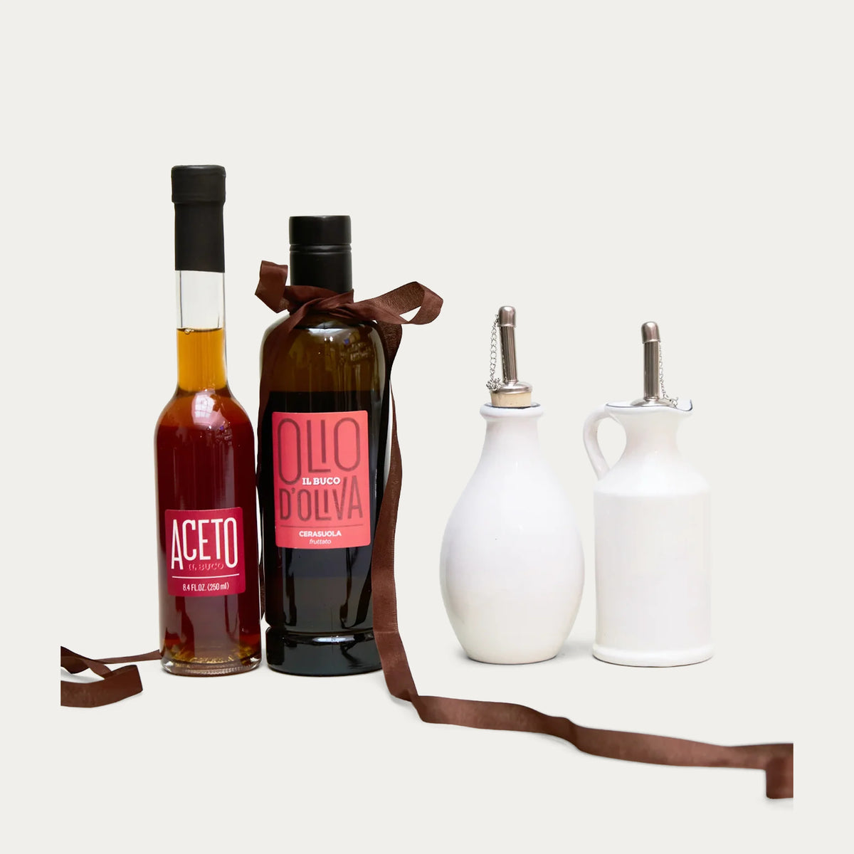 Bevagna Cruets and Alimentari Pantry Set