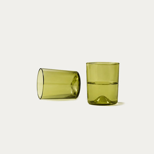 Pienza 7.5 oz Tumbler Set of 2 - Olive Green