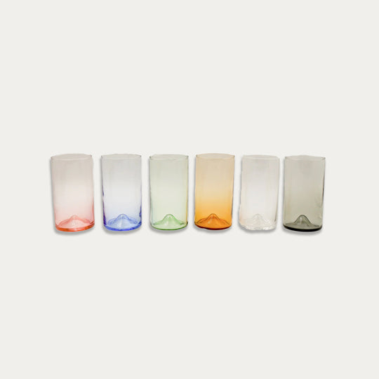 Pienza Multicolor Tall Glass (Set of 6)