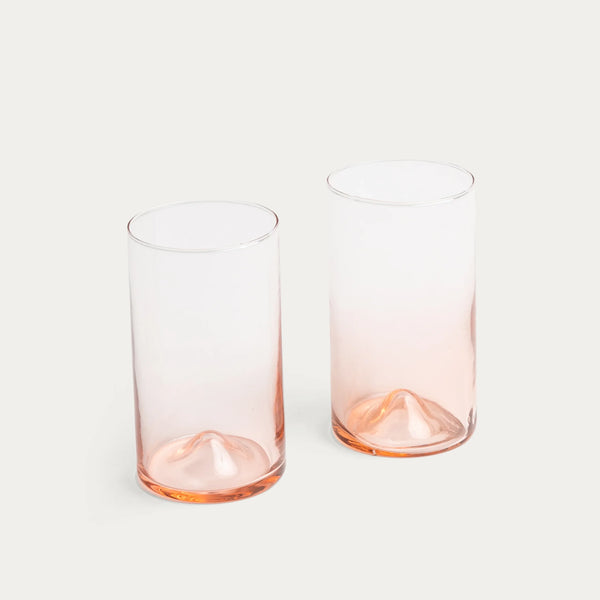 Pienza Tall Glass Set of 2 - Rosato