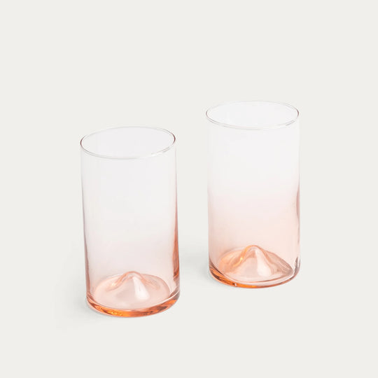 Pienza Tall Glass Set of 2 - Rosato