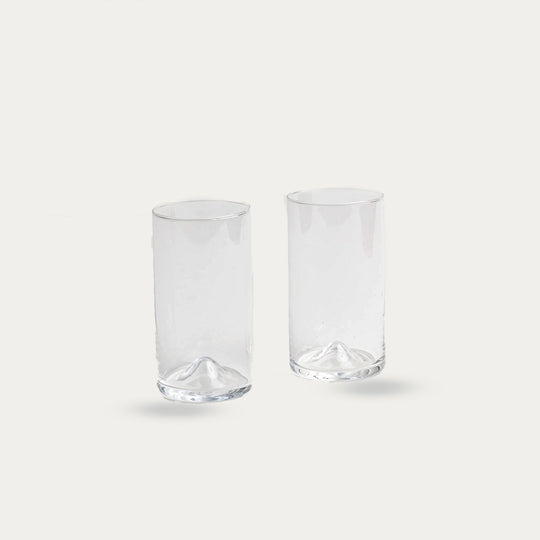 Pienza Tall Glass Set of 2 - Clear