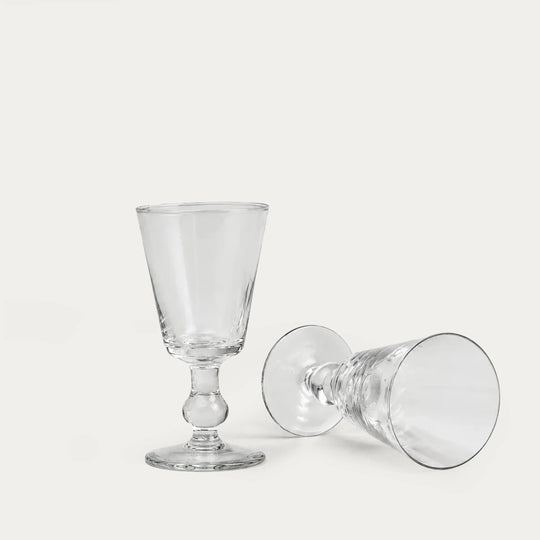 Pienza Tapered Goblet Set of 2 - Clear