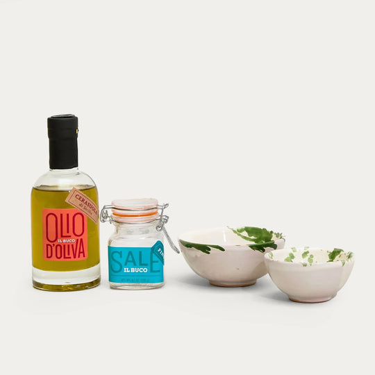 The Hosting Essentials Set Mini - Green Splatterware