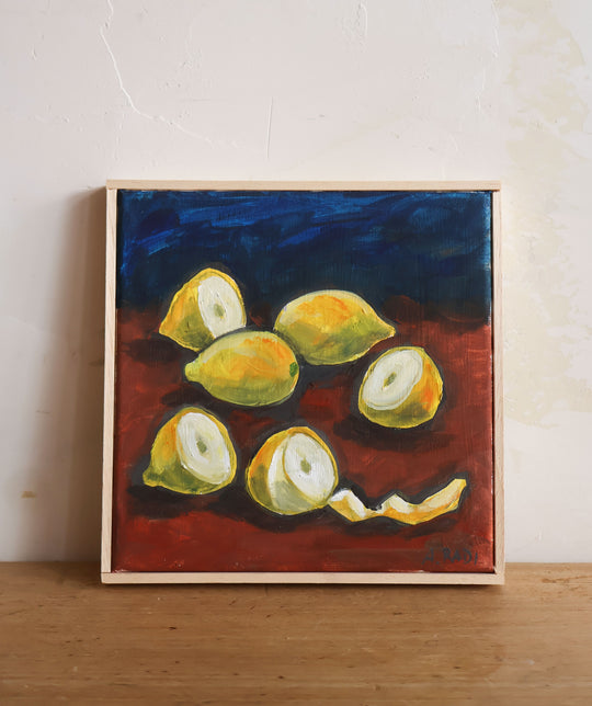 gruppo di limoni con la buccia (group of lemons with the peel)