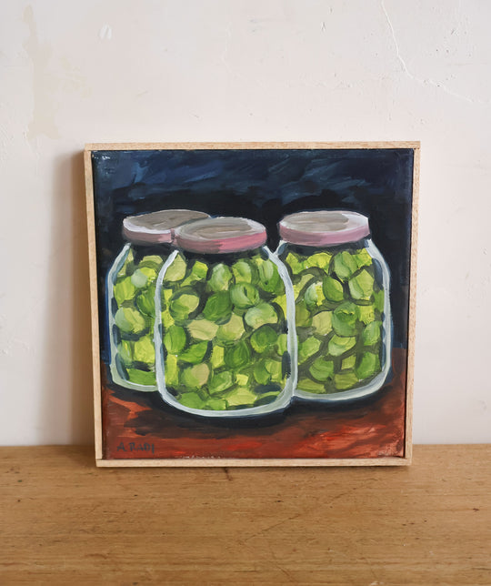 conserve di oliva verde (green olive conserves)