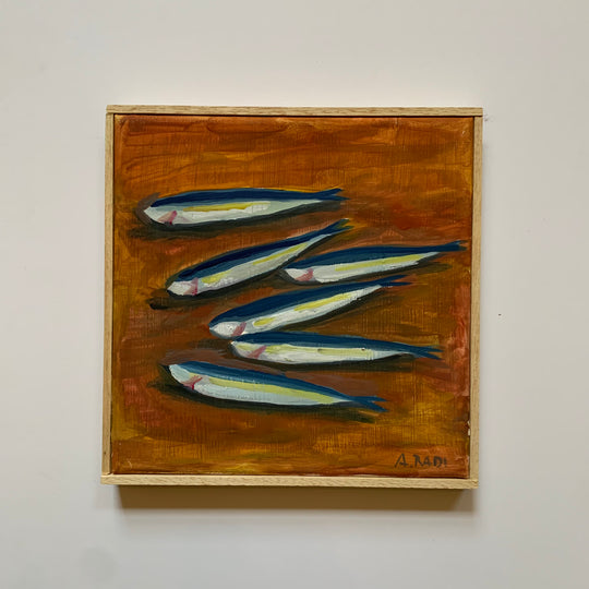 sei sardine (six sardines)