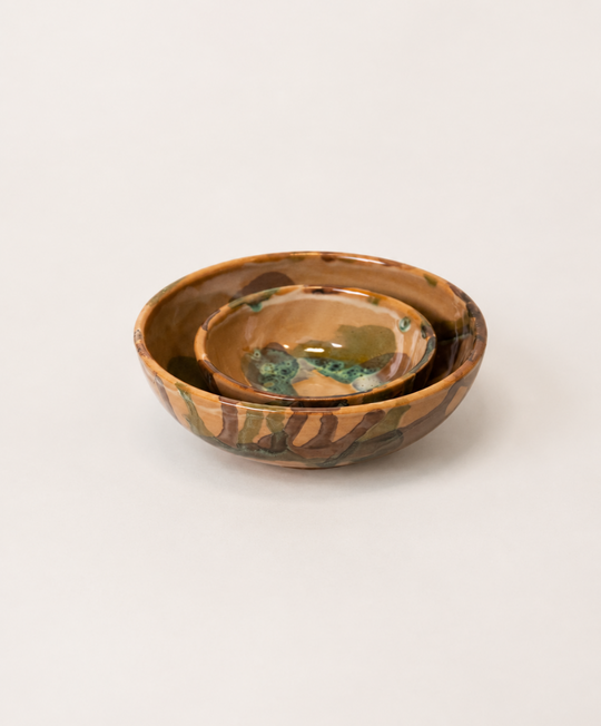 Bellocchi - Etrusca Verde Oil and Salt Dish Set