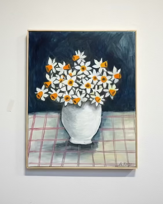 Narcisi Bianchi in Vaso IV (White Daffodils in Vase IV)