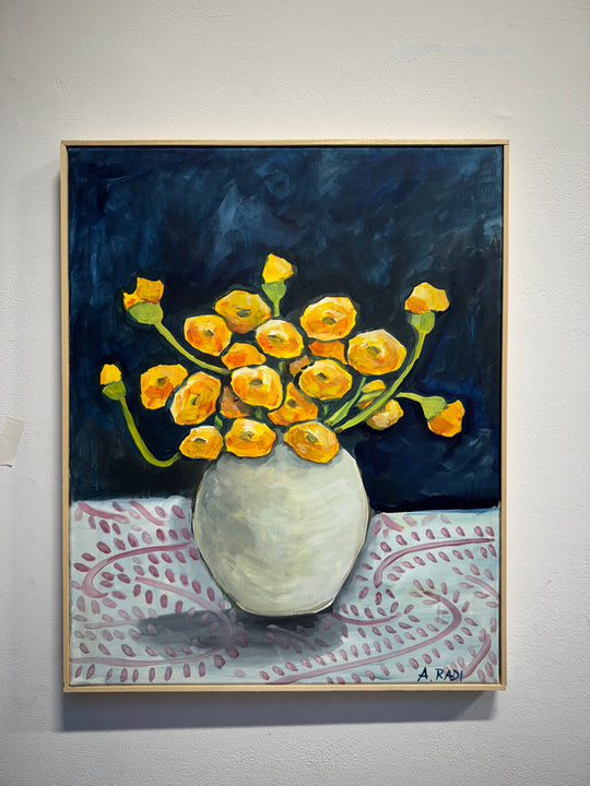 Ranuncoli Gialli in Vaso I (Yellow Ranunculus in Vase I)