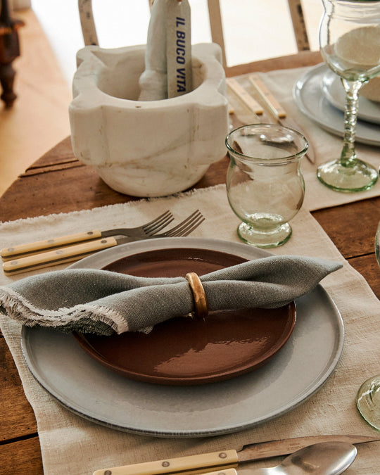 Jill Platner Bronze 'Buco' Napkin Rings (Set of 4)