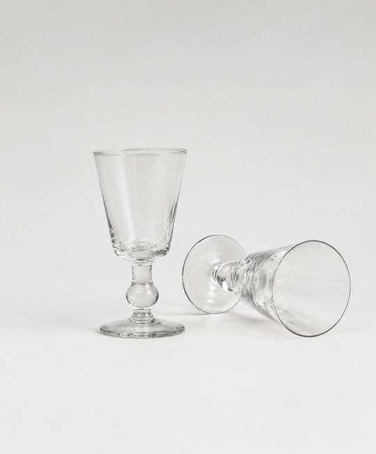 Pienza Tapered Goblet Set of 2 - Clear