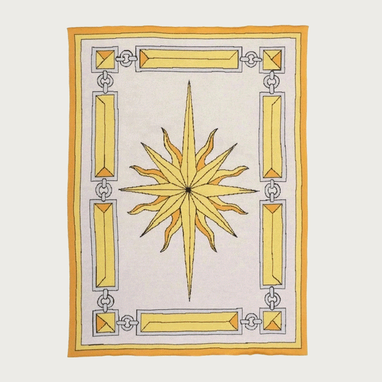 Sunburst Cashmere Blanket