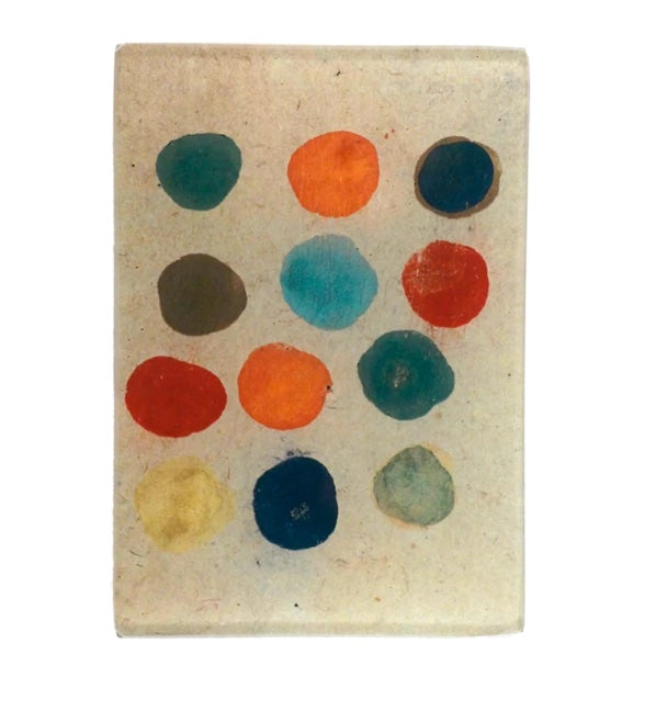   19th C. Indian Color Study Tray  